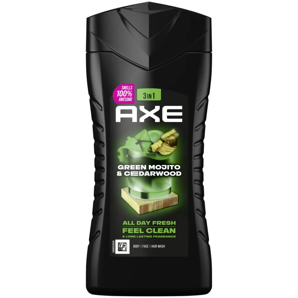 Outlet 3-in-1 Douchegel Green Mojito & Cedarwood 250 ml Bad & Douche