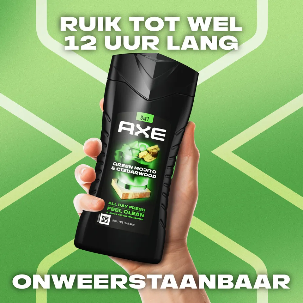 Outlet 3-in-1 Douchegel Green Mojito & Cedarwood 250 ml Bad & Douche