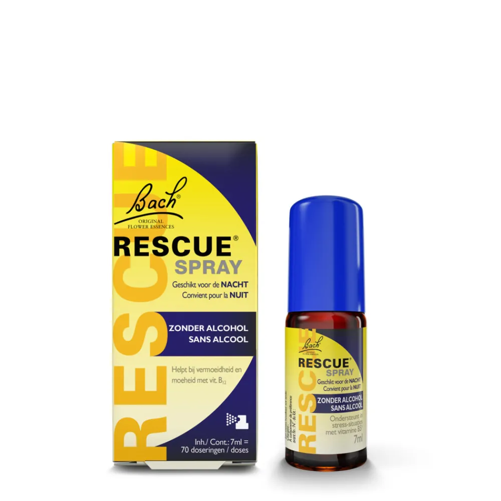 Rustgevend & Slapen<Bach Rescue Spray Nacht 7 ml