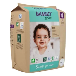 Luiers<Bambo Nature Luiers Maat 4 (7-14 kg) 24 stuks