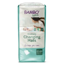 Luiers<Bambo Nature Verschoonmatjes 60x60 cm 10 stuks