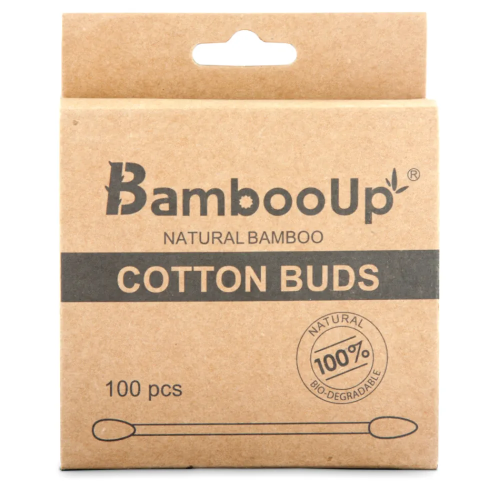 Bamboe Wattenstaafjes 100 stuks^BambooUp Online