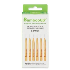 Flossen & Ragen<BambooUp Bamboo Interdentale Borstels 0,80mm 6 stuks