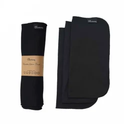 Schoonmaakdoekjes<Bamboozy Vaatdoekjes Bamboevezels Zwart 3 stuks