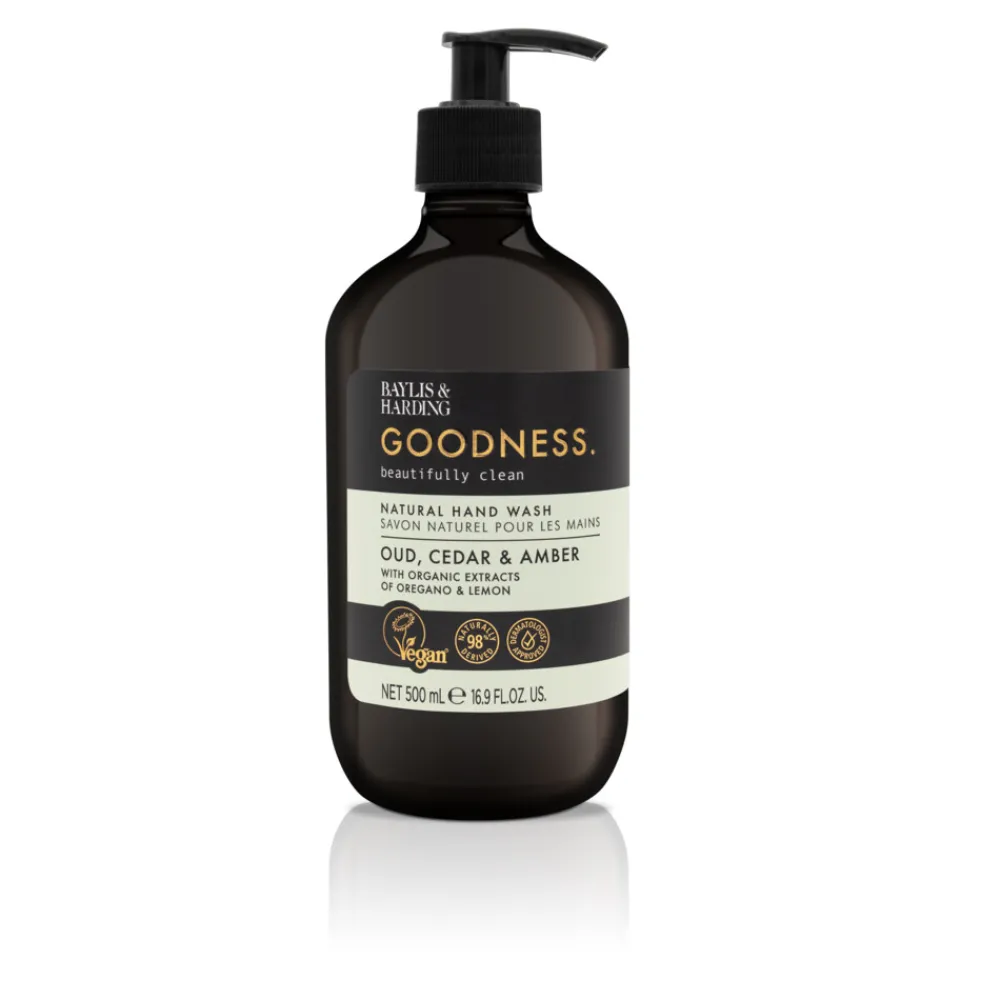 Sale Goodness Hand Wash Oud, Cedar & Amber 500 ml Handverzorging