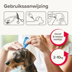 Vlo, Teek & Worm<Beaphar Combotec Anti Teken- en Vlooiendruppels Hond 2-10 kg 2 pipetten