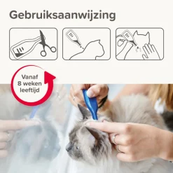 Vlo, Teek & Worm<Beaphar Combotec Anti Vlooien en Teken Druppels Kat/Fret 2 pipetten