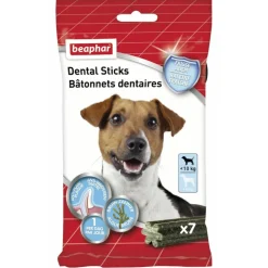 Snacks<Beaphar Dental Sticks voor Honden S 7 stuks