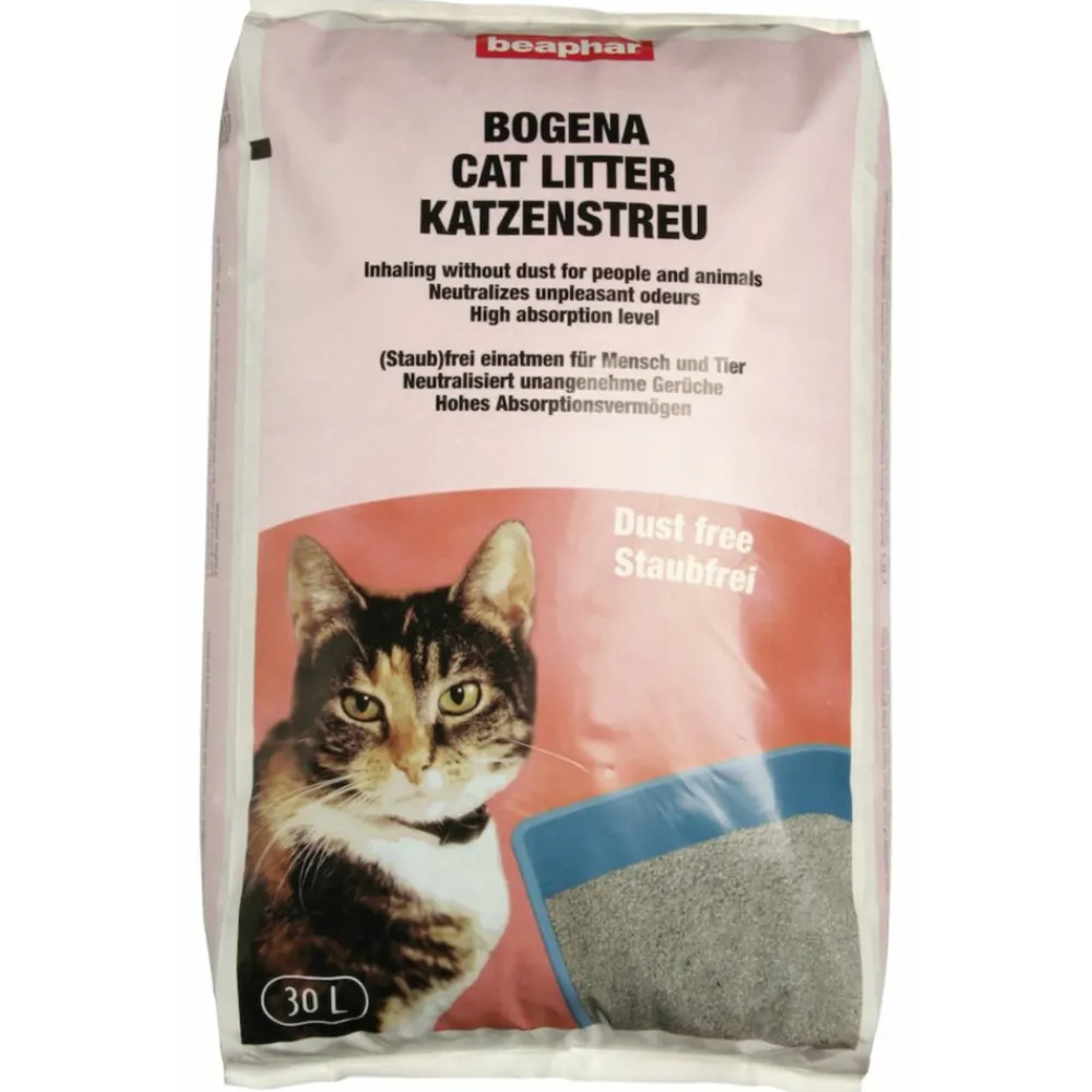 Kattenbakvulling<Beaphar Kattenbakkorrels Stuifvrij 30 liter