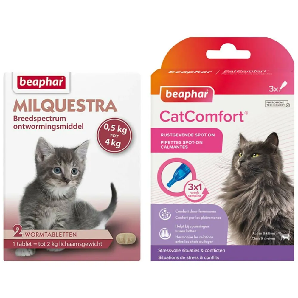 Vlo, Teek & Worm<Beaphar Kitten Pakket