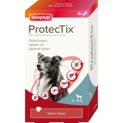 ProtecTix Hond Anti Vlo & Teek 10-25 kg 4 pipetten^Beaphar Outlet