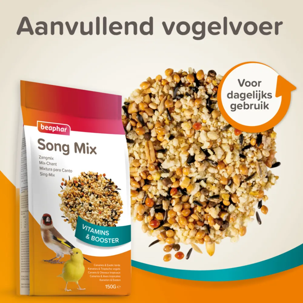 Zangmix 150 gr Droogvoer & Zaden