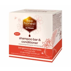 Shampoo<Bee Honest Shampoobar & Conditioner Bergamot & Bijenwas 80 gr