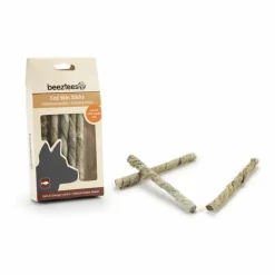 Snacks<Beeztees Kabeljauwstaafjes 80 gr