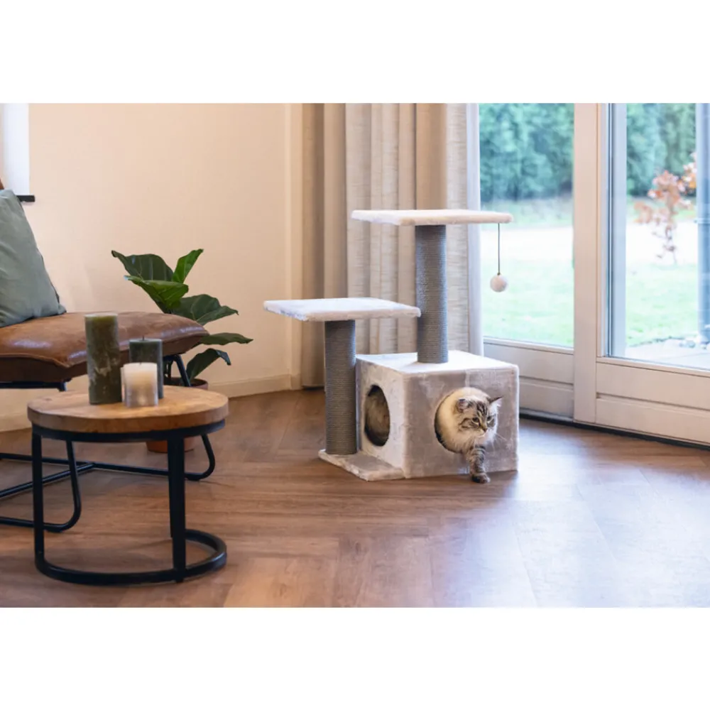 Krabpalen & Meubels<Beeztees Krabmeubel Serpa Fien Grijs 45 x 34 x 70 cm