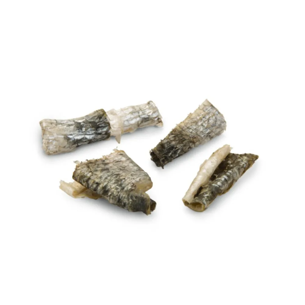 Hot Zalmhuid Bites 75 gr Snacks