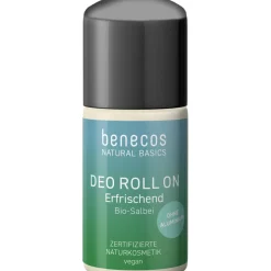 Deodorant<Benecos Natural Basics Deodorant Roller Refreshing Organic Clary Sage Water 50 ml