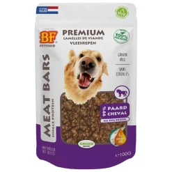 Snacks<BF Petfood Meat Bars Paard 100 gr