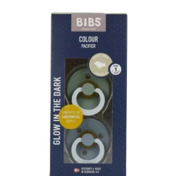 Fopspeen Anatomisch Maat 1 0-6 mnd Glow Sage Cloud 2 stuks^Bibs New