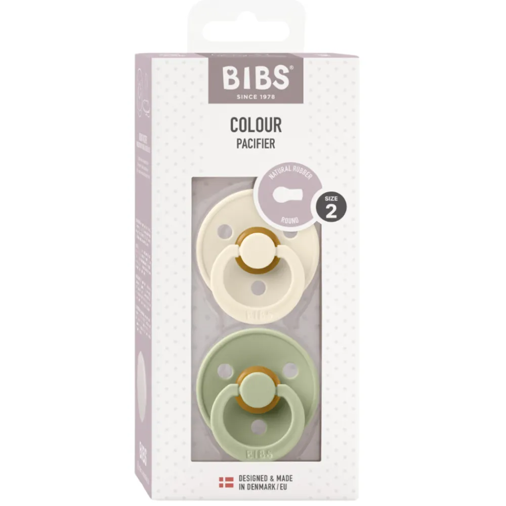 Hot Fopspeen Maat 3 18+ mnd Sage Ivory 2 stuks Flessen & Spenen