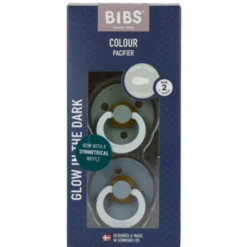 Fopspeen Symmetric Maat 2 6-18 mnd Glow Sage Cloud 2 stuks^Bibs Sale