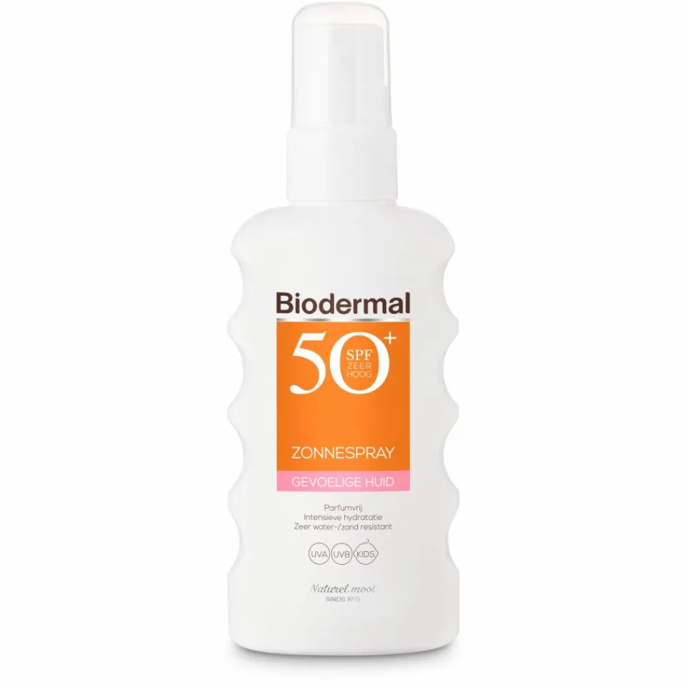 Gevoelige Huid Zonnespray SPF 50+ 175 ml^Biodermal Outlet