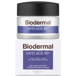 Dag- & Nachtcrème<Biodermal Nachtcreme Anti Age 40+ 50 ml