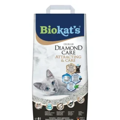 New Biokat's Kattenbakvulling Diamond Care Attracting & Care 8 liter Kattenbakvulling