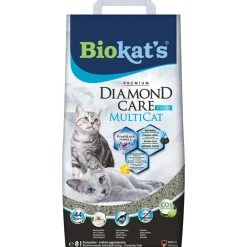 Kattenbakvulling<Biokats Biokat's Kattenbakvulling Diamond Care MultiCat Fresh 8 liter
