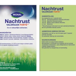 Nachtrust Valeriaan Forte 60 capsules^Bional Sale