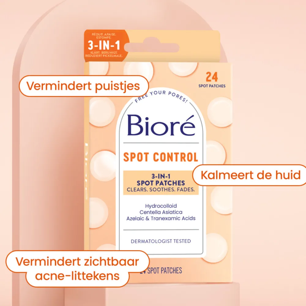 Reiniging<Bioré 3-in-1 Anti Spot Patches 24 stuks