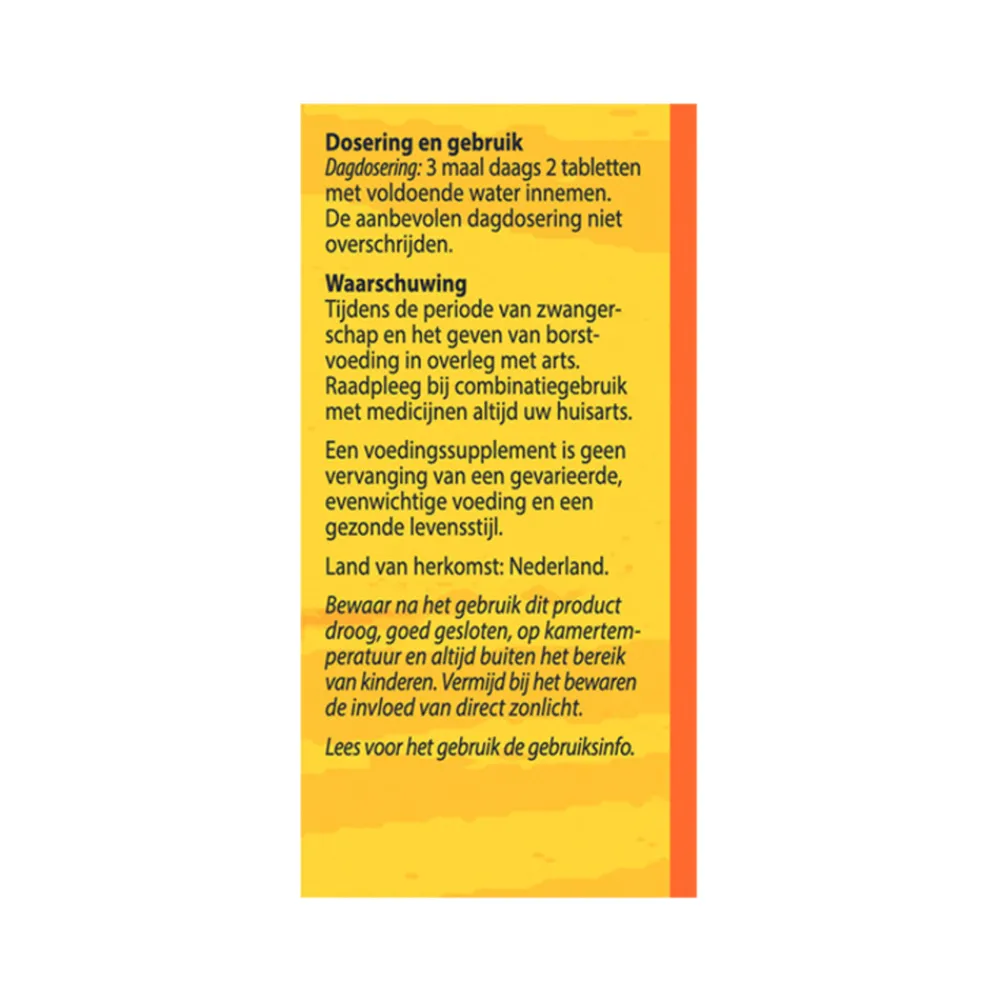 Weerstand & Energie<Bloem Echinacea 100 tabletten