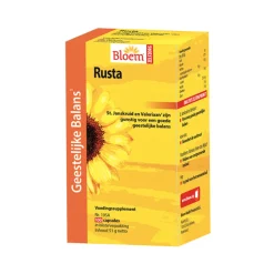 Rustgevend & Slapen<Bloem Rusta Met St Janskruid 100 capsules