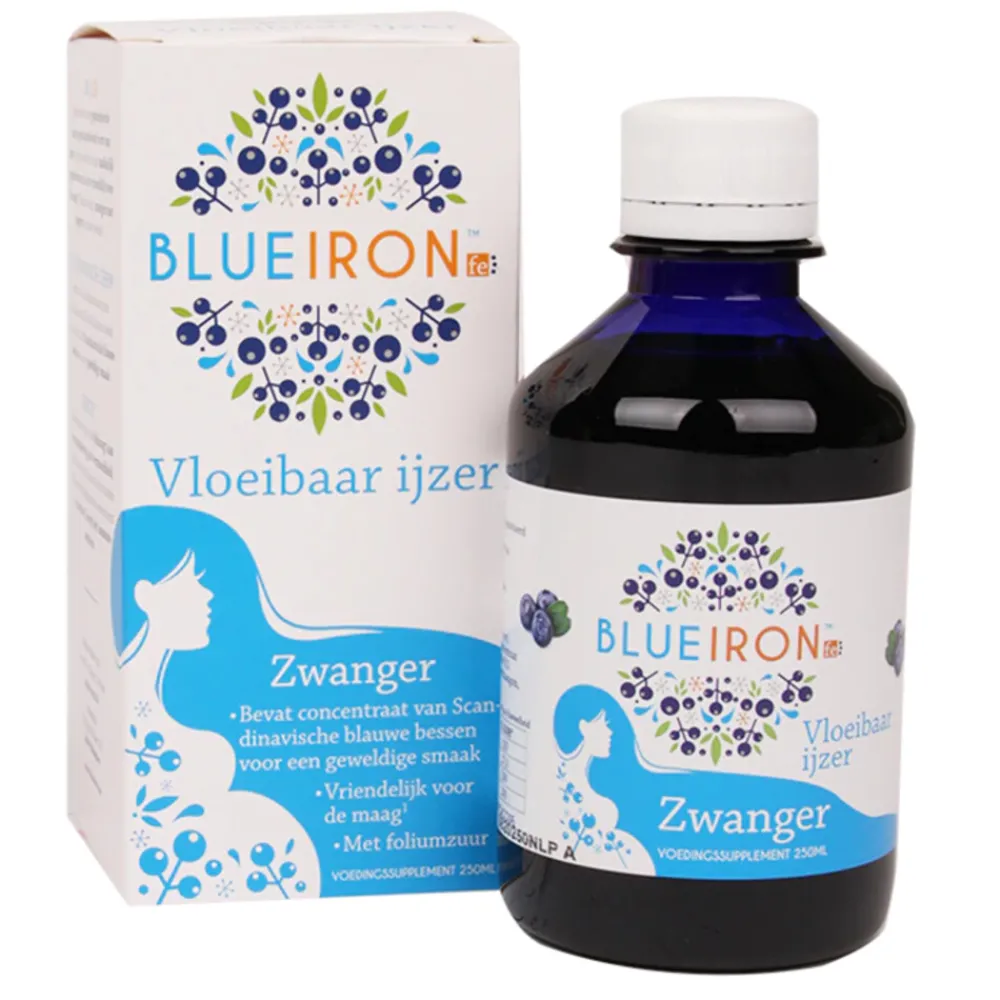 Vloeibaar IJzer Zwanger 250 ml^Blue Iron Best