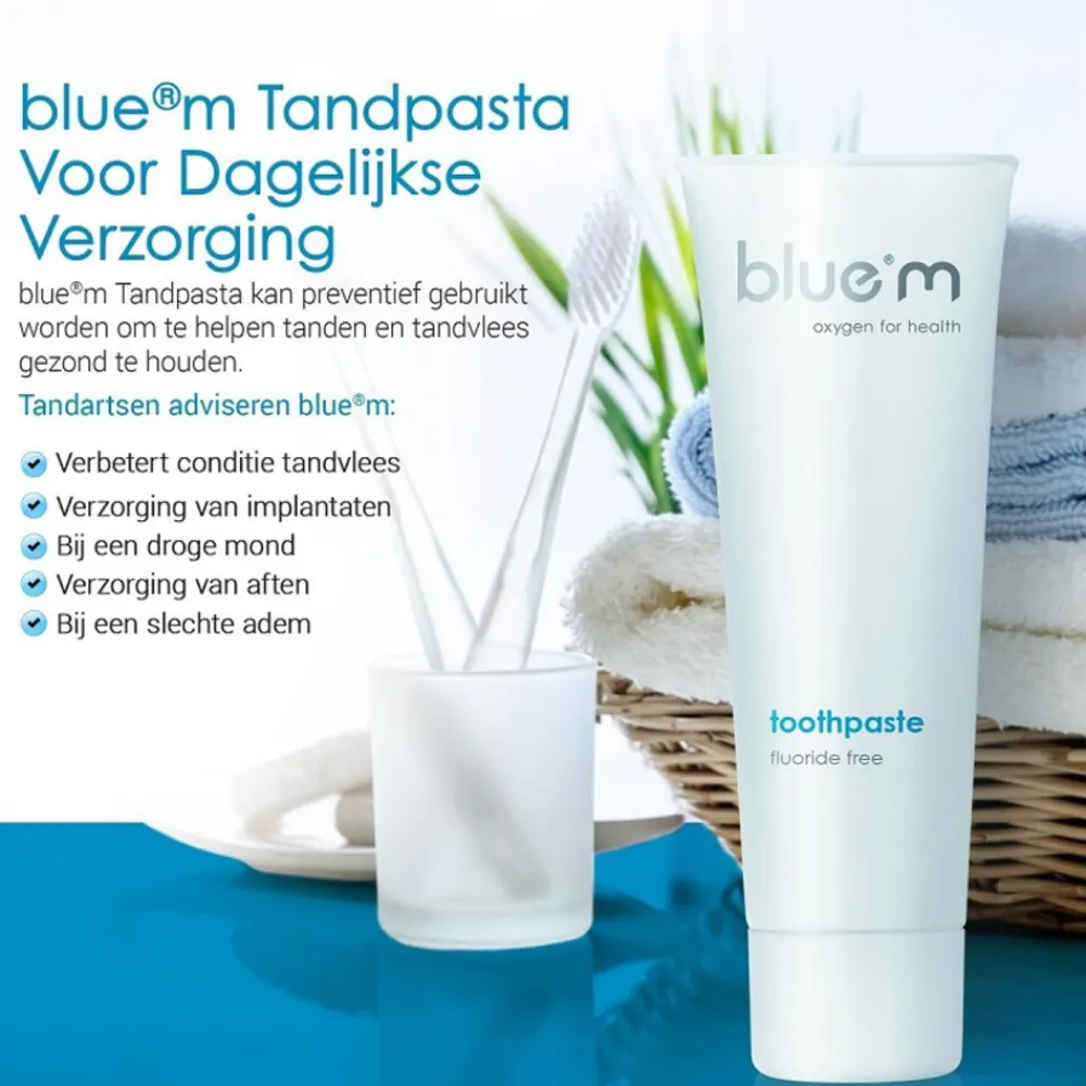Specialistische Mondverzorging|Spoelen & Poetsen<Bluem Tandpasta Fluoride vrij 15 ml