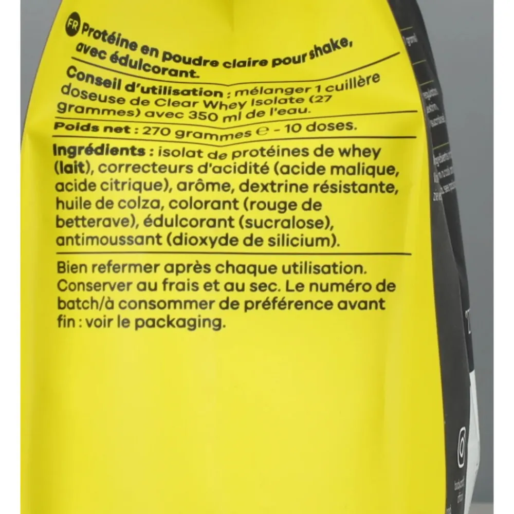 Sportvoeding & Drank<Body & Fit Clear Whey Isolate Cherry 270 gr