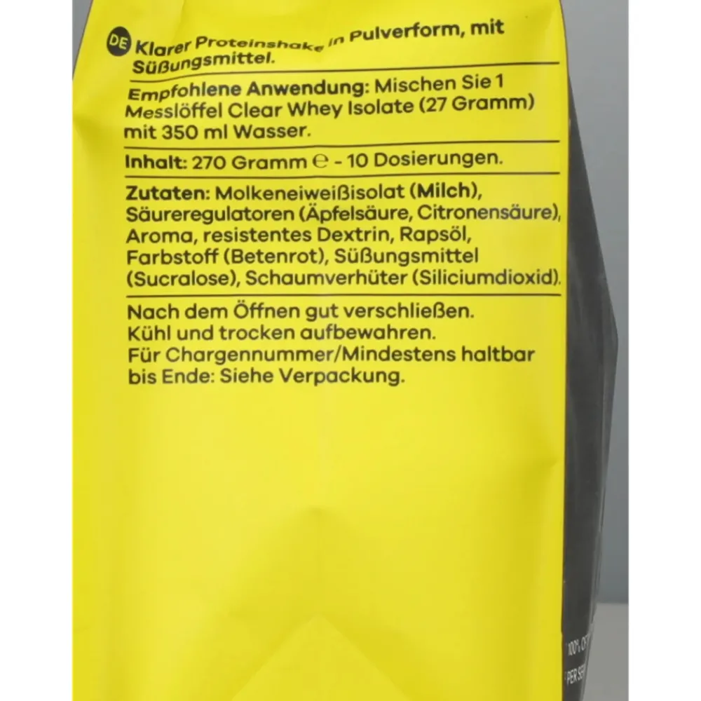 Sportvoeding & Drank<Body & Fit Clear Whey Isolate Cherry 270 gr