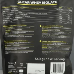 Clear Whey Isolate Mango 540 gr^Body & Fit Outlet