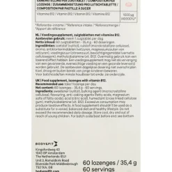 Best Vitamine B12 Raspberry 60 zuigtabletten Sportvoeding & Drank