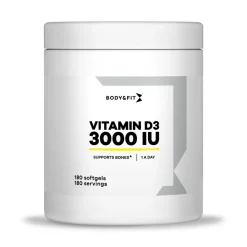Sportvoeding & Drank<Body & Fit Vitamine D3 - 3000 IU 180 capsules