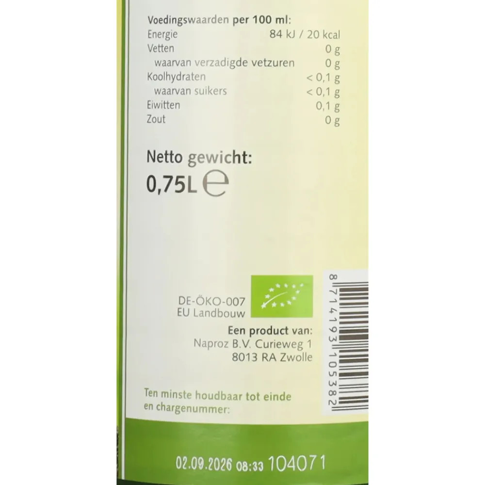 Olie & Azijn<Boerjan Appelazijn Biologisch 750 ml