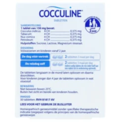 Cocculine 30 tabletten^Boiron New