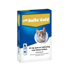 Discount Gold Anti Vlooiendruppels Kat Vanaf 1 kg 2 pipetten Vlo, Teek & Worm