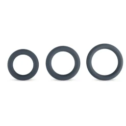 Voor Hem<Boners Cockringen 3-delige set Grijs 3 stuks