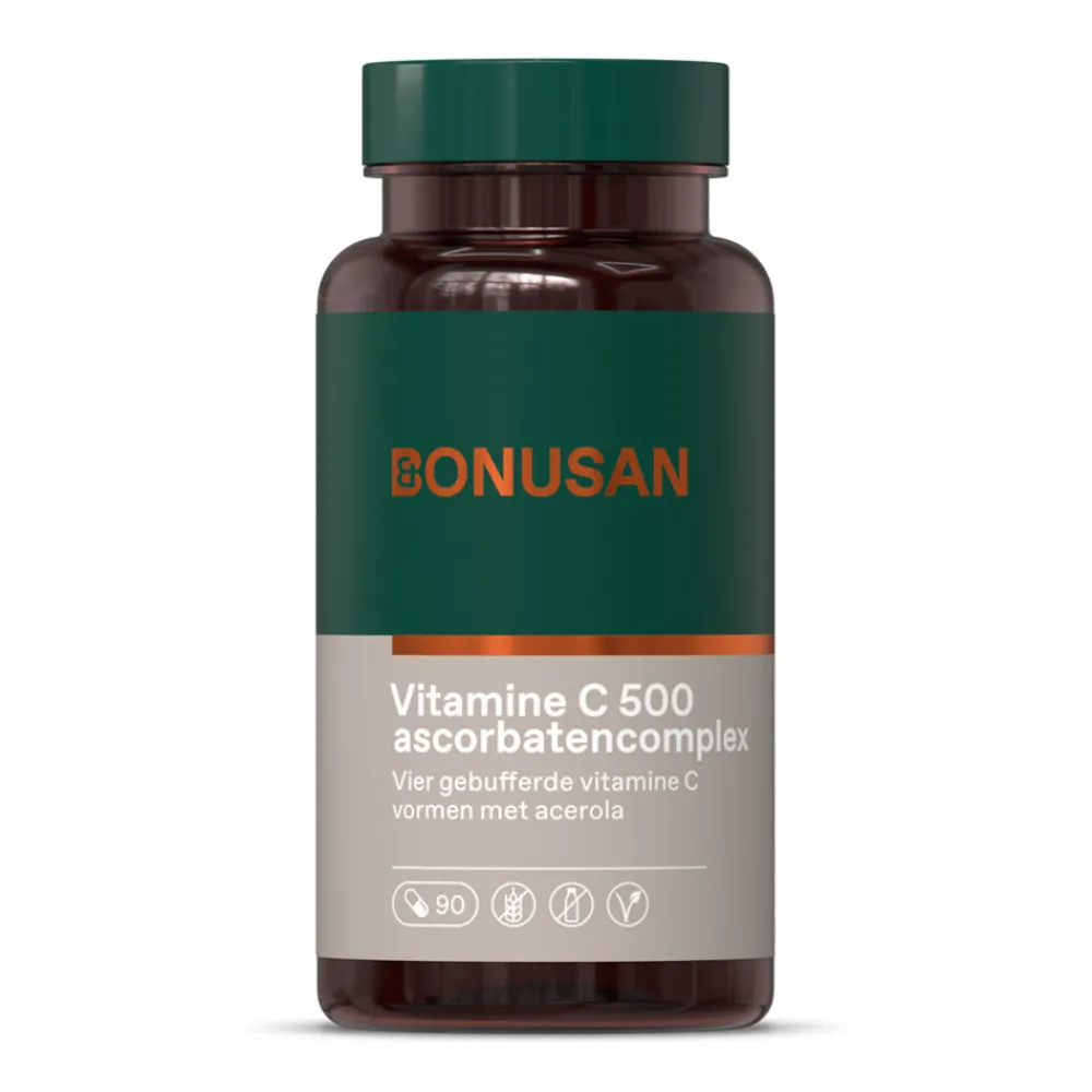 Vitaminen<Bonusan C 500 Ascorbatencomplex 90 capsules