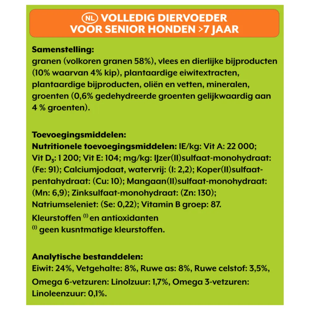 Droogvoer Senior Kip - Groente 15 kg^Bonzo