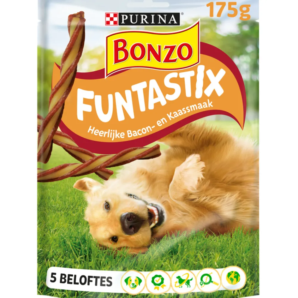 Snacks<Bonzo Funstastix 100 gr