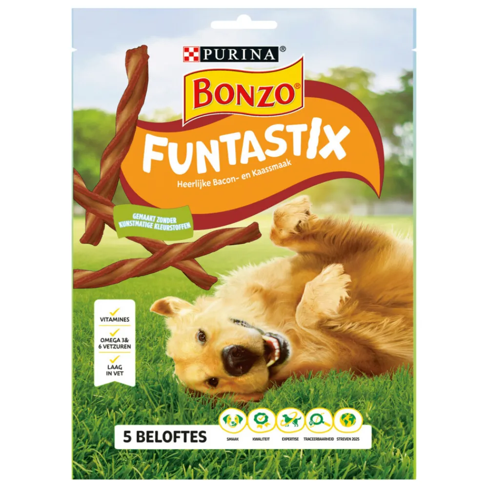 Snacks<Bonzo Funstastix 100 gr