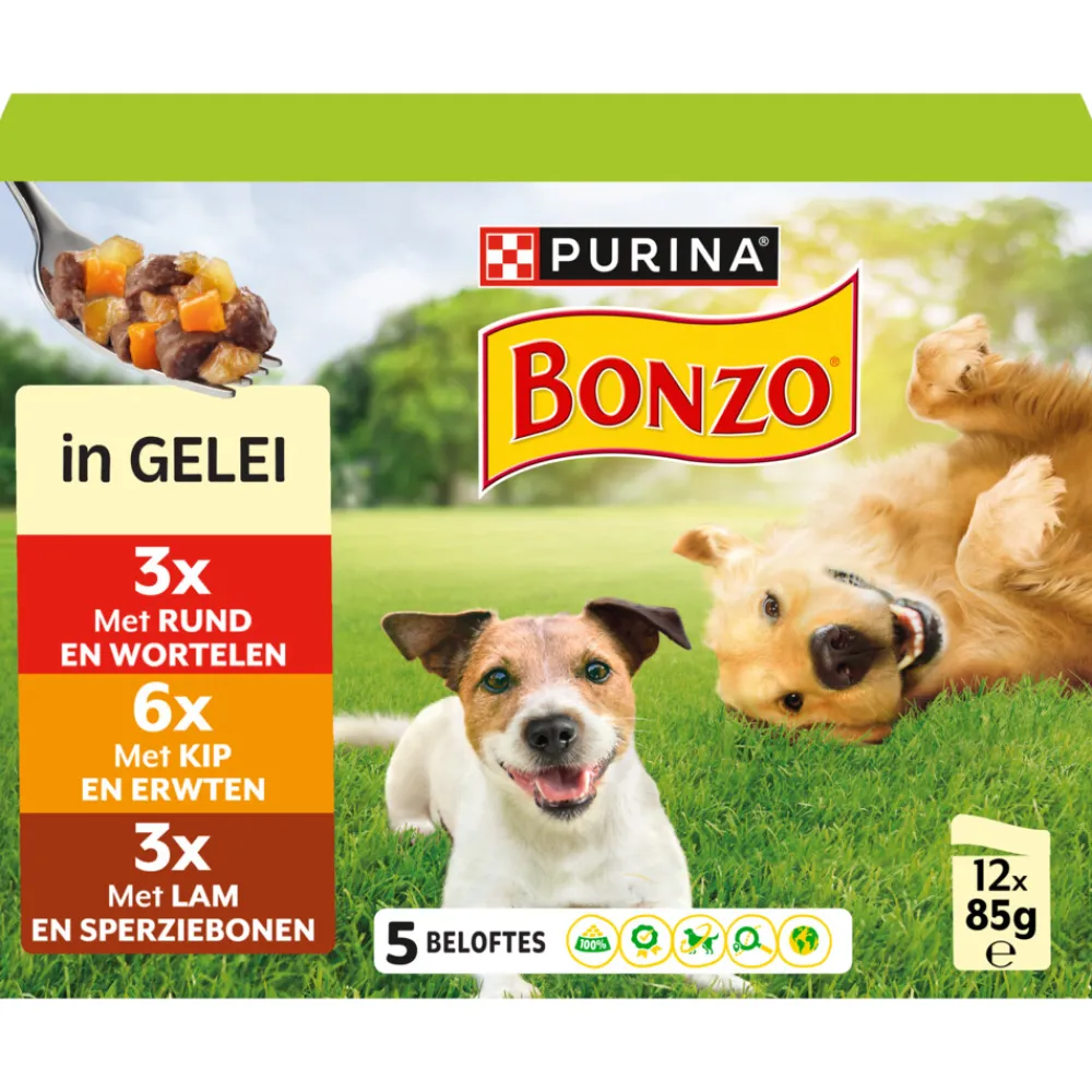 Pouch in Gelei Multipack 12 x 85 gr^Bonzo Hot