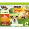 Hondenvoer<Bonzo Pouch in Saus Multipack 12 x 85 gr